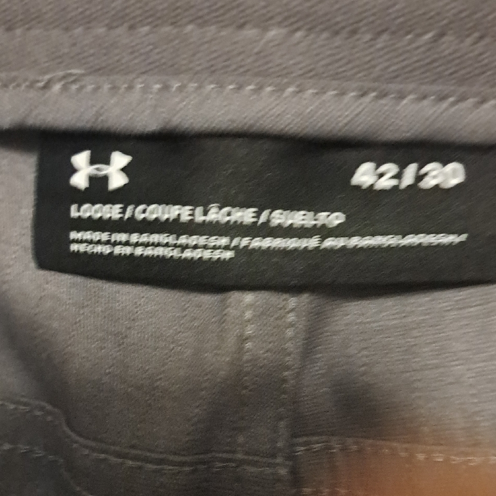 Under Armour Gray Chinos Versatile Cotton-Blend - Picture 2 of 4